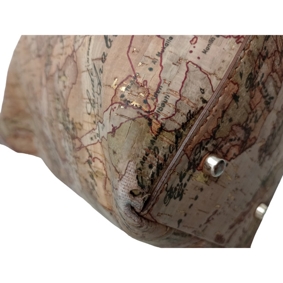 Alviero Martini Cork Atlas Tote Made In Italy - Picture 8 of 10